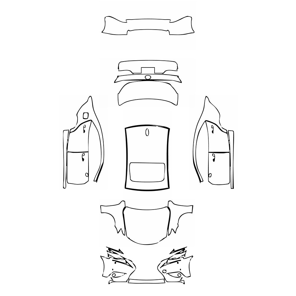 Pre-Cut PPF Lexus IS Sedan Base 2016 - PPF-Kits