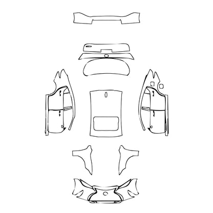 Pre-Cut PPF Lexus IS Sedan Base 2021 - PPF-Kits
