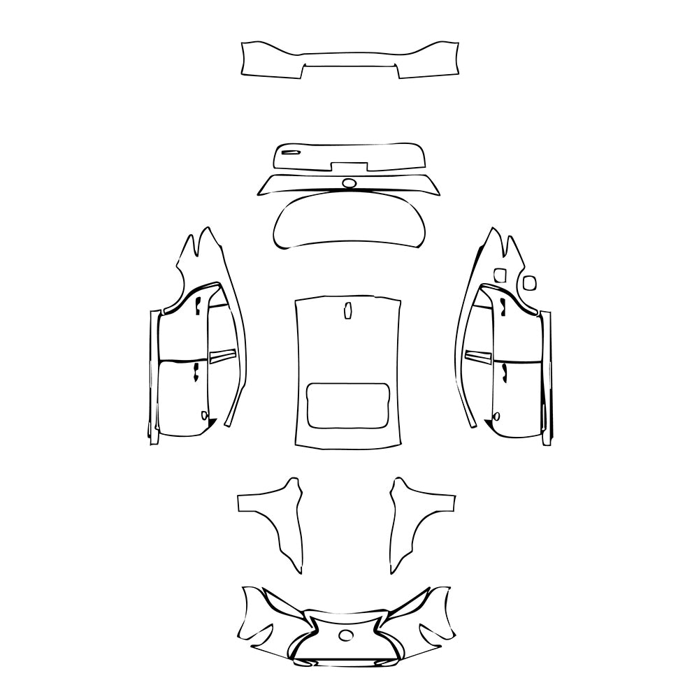 Pre-Cut PPF Lexus IS Sedan Base 2022 - PPF-Kits