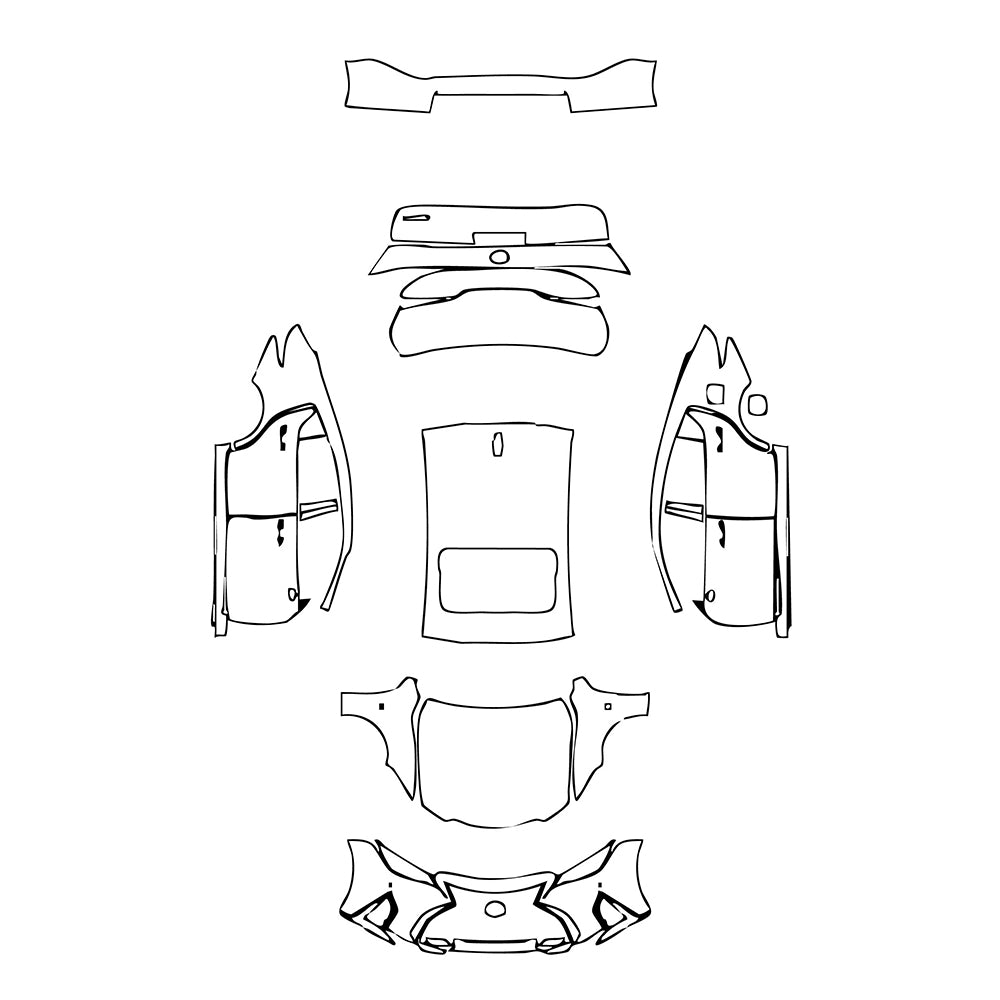 Pre-Cut PPF Lexus IS Sedan F-Sport 2022 - PPF-Kits