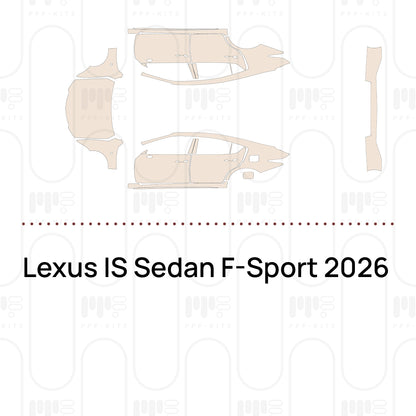 PPF prédécoupé Lexus IS Sedan F-Sport 2026