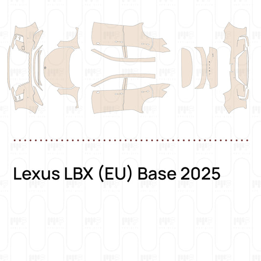 PPF prédécoupé Lexus LBX (EU) Base 2025