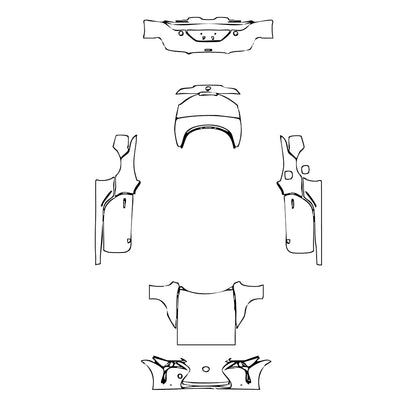 Pre-Cut PPF Lexus LC Convertible 2024 - PPF-Kits