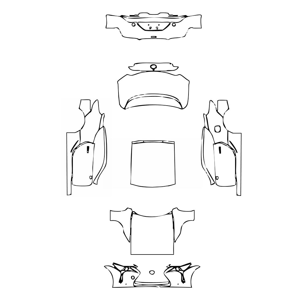 Pre-Cut PPF Lexus LC Coupe 2020 - PPF-Kits