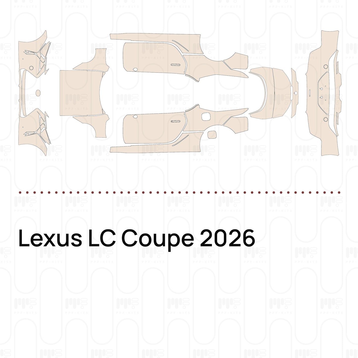 PPF prédécoupé Lexus LC Coupe 2026