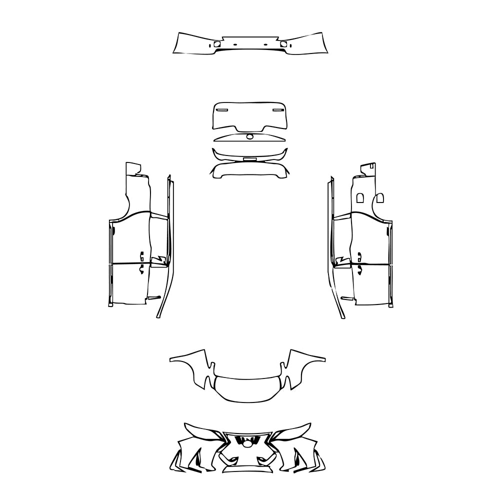 Pre-Cut PPF Lexus LM 2020 - PPF-Kits
