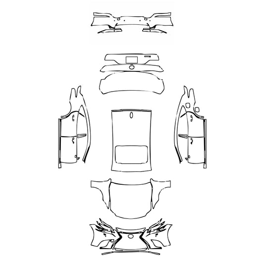 Pre-Cut PPF Lexus LS Fuel Base 2019 - PPF-Kits