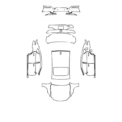 Pre-Cut PPF Lexus LS Fuel Base 2022 - PPF-Kits