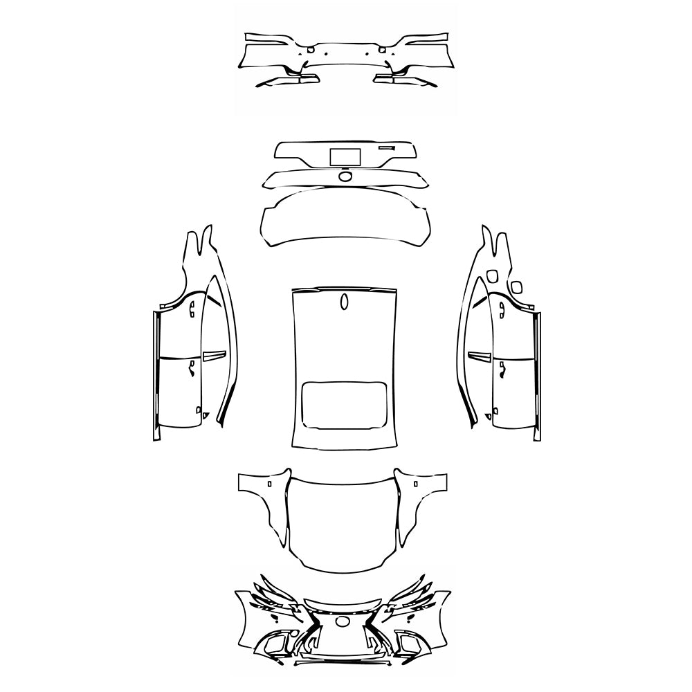 Pre-Cut PPF Lexus LS Fuel F Sport 2018 - PPF-Kits