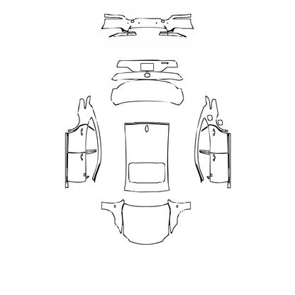 Pre-Cut PPF Lexus LS Fuel F Sport 2022 - PPF-Kits