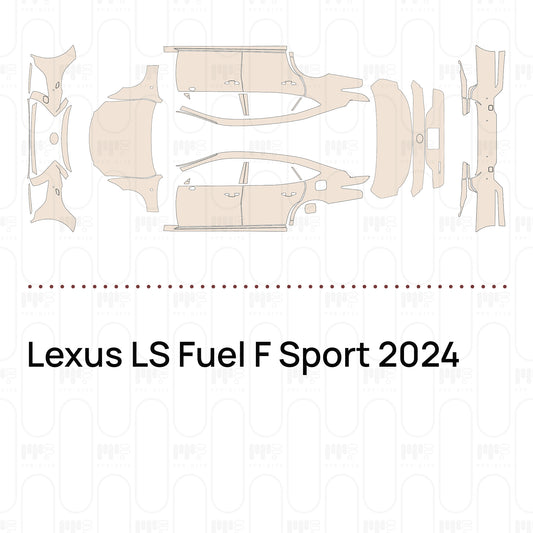 PPF prédécoupé Lexus LS Fuel F Sport 2024