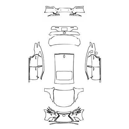 Pre-Cut PPF Lexus LS Hybrid Base 2018 - PPF-Kits