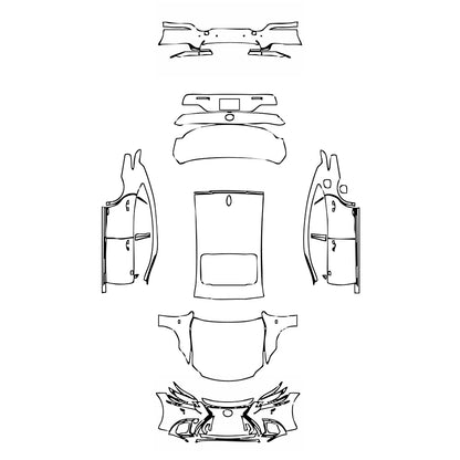 Pre-Cut PPF Lexus LS Hybrid F Sport 2019 - PPF-Kits