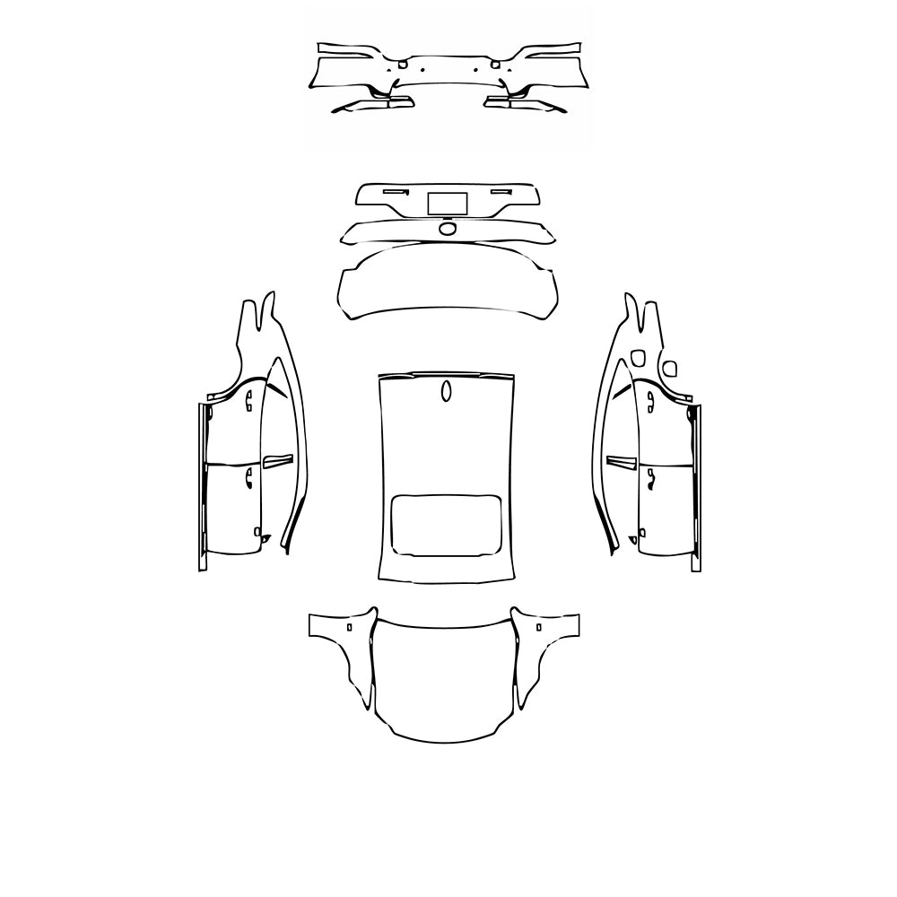 Pre-Cut PPF Lexus LS Hybrid F Sport 2023 - PPF-Kits