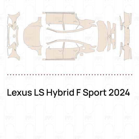 PPF prédécoupé Lexus LS Hybrid F Sport 2024