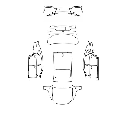 Pre-Cut PPF Lexus LS Hybrid F Sport 2025 - PPF-Kits