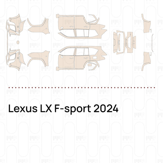 PPF prédécoupé Lexus LX F-sport 2024