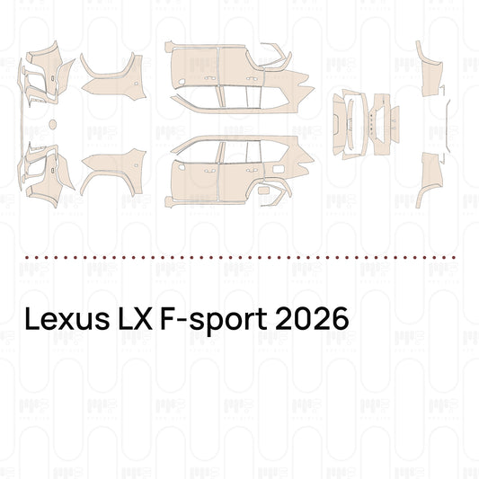 PPF prédécoupé Lexus LX F-sport 2026