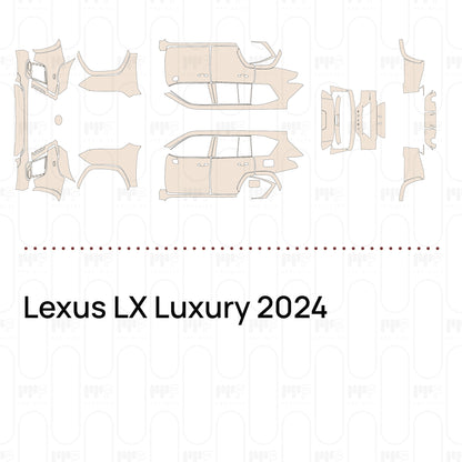 PPF prédécoupé Lexus LX Luxury 2024