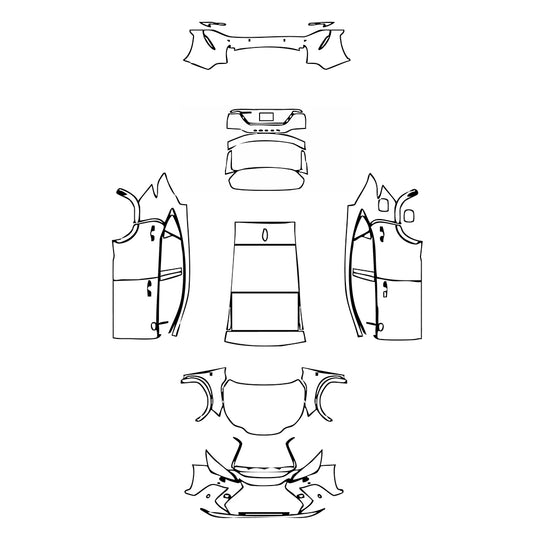 Pre-Cut PPF Lexus NX F-Sport 2023 - PPF-Kits