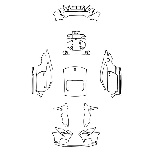Pre-Cut PPF Lexus RCF 2020 - PPF-Kits