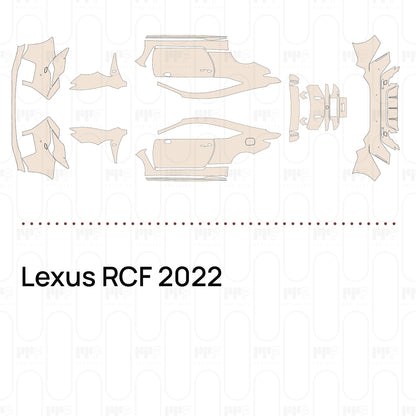 PPF prédécoupé Lexus RCF 2022