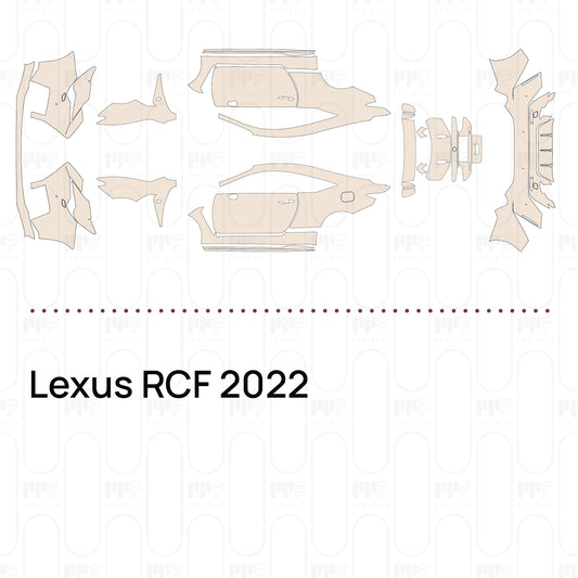 PPF prédécoupé Lexus RCF 2022