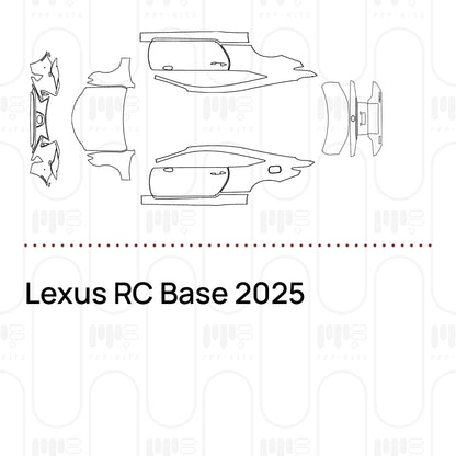 PPF prédécoupé Lexus RC Base 2025