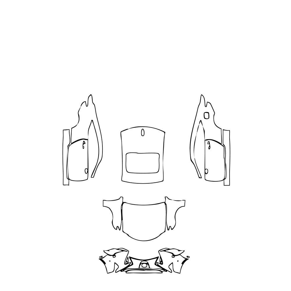 Pre-Cut PPF Lexus RC F-Sport 2021 - PPF-Kits