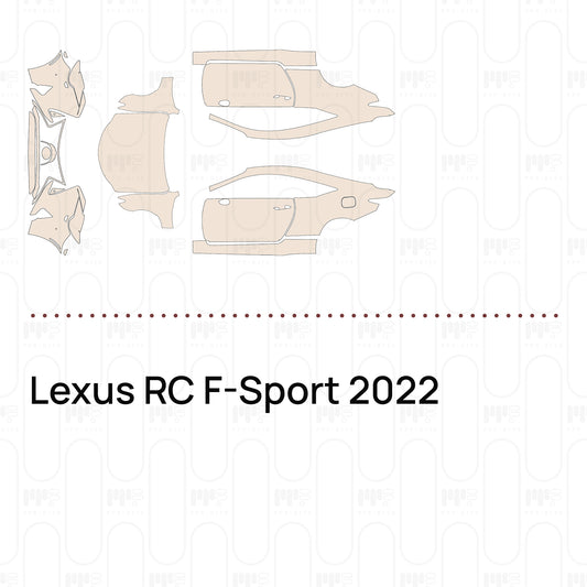PPF prédécoupé Lexus RC F-Sport 2022