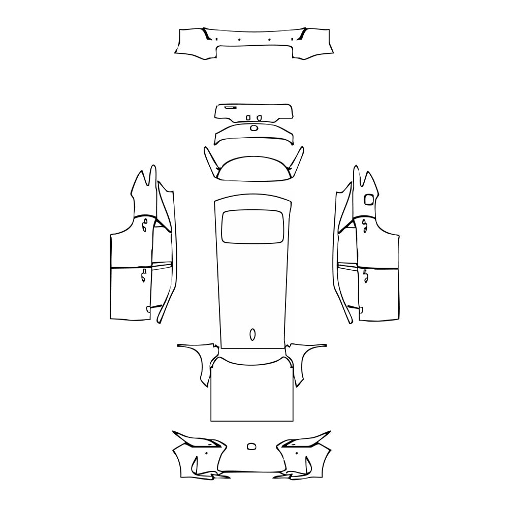 Pre-Cut PPF Lexus RX RX L (EWB) Base 2021 - PPF-Kits
