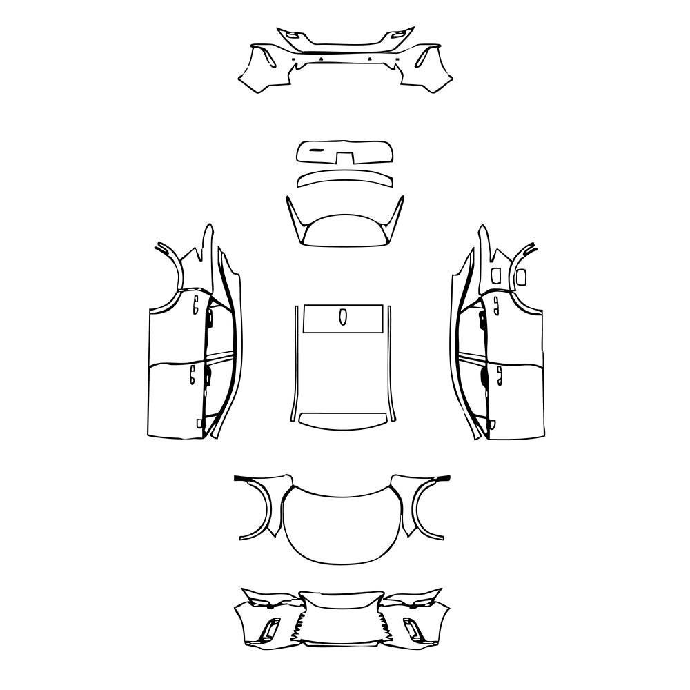 Pre-Cut PPF Lexus RX RX (SWB) Base 2024 - PPF-Kits
