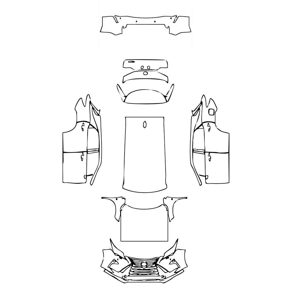 Pre-Cut PPF Lexus RX RX (SWB) F-Sport 2016 - PPF-Kits