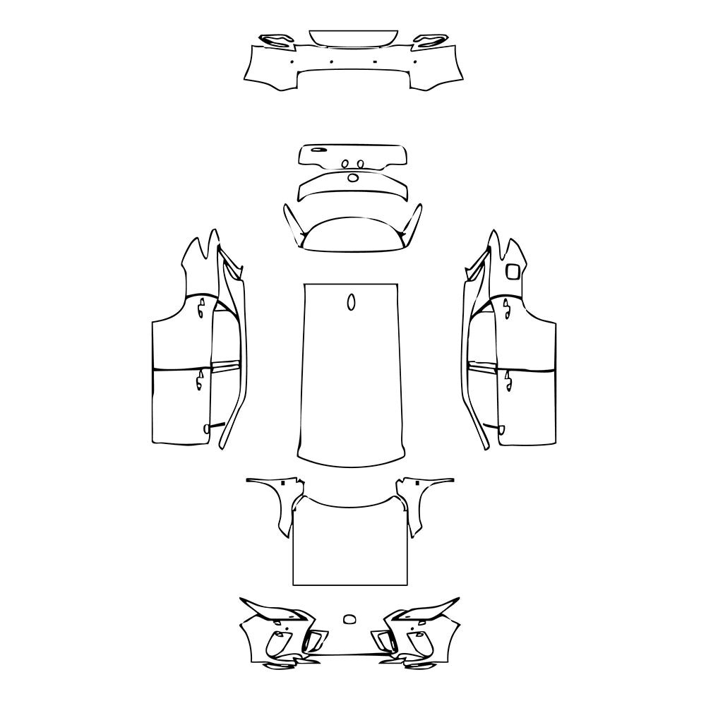 PPF prédécoupé Lexus RX RX (SWB) F-Sport 2020 – PPF-Kits
