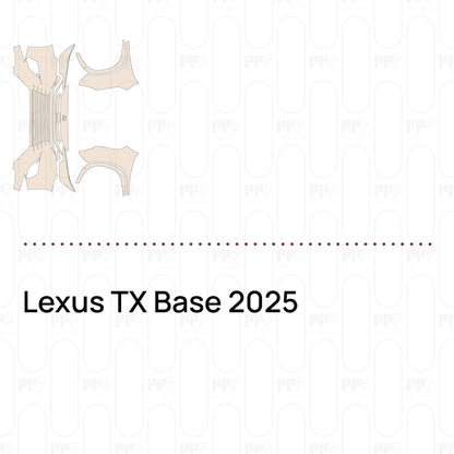 PPF prédécoupé Lexus TX Base 2025