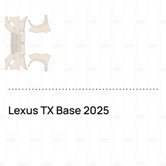 PPF prédécoupé Lexus TX Base 2025