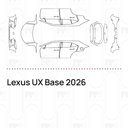 PPF prédécoupé Lexus UX Base 2026