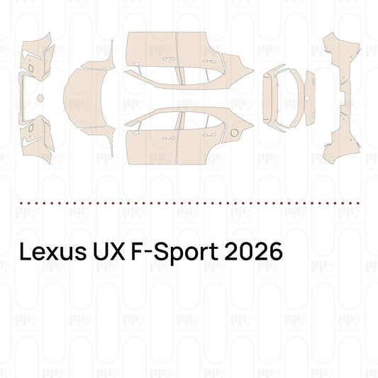 PPF prédécoupé Lexus UX F-Sport 2026