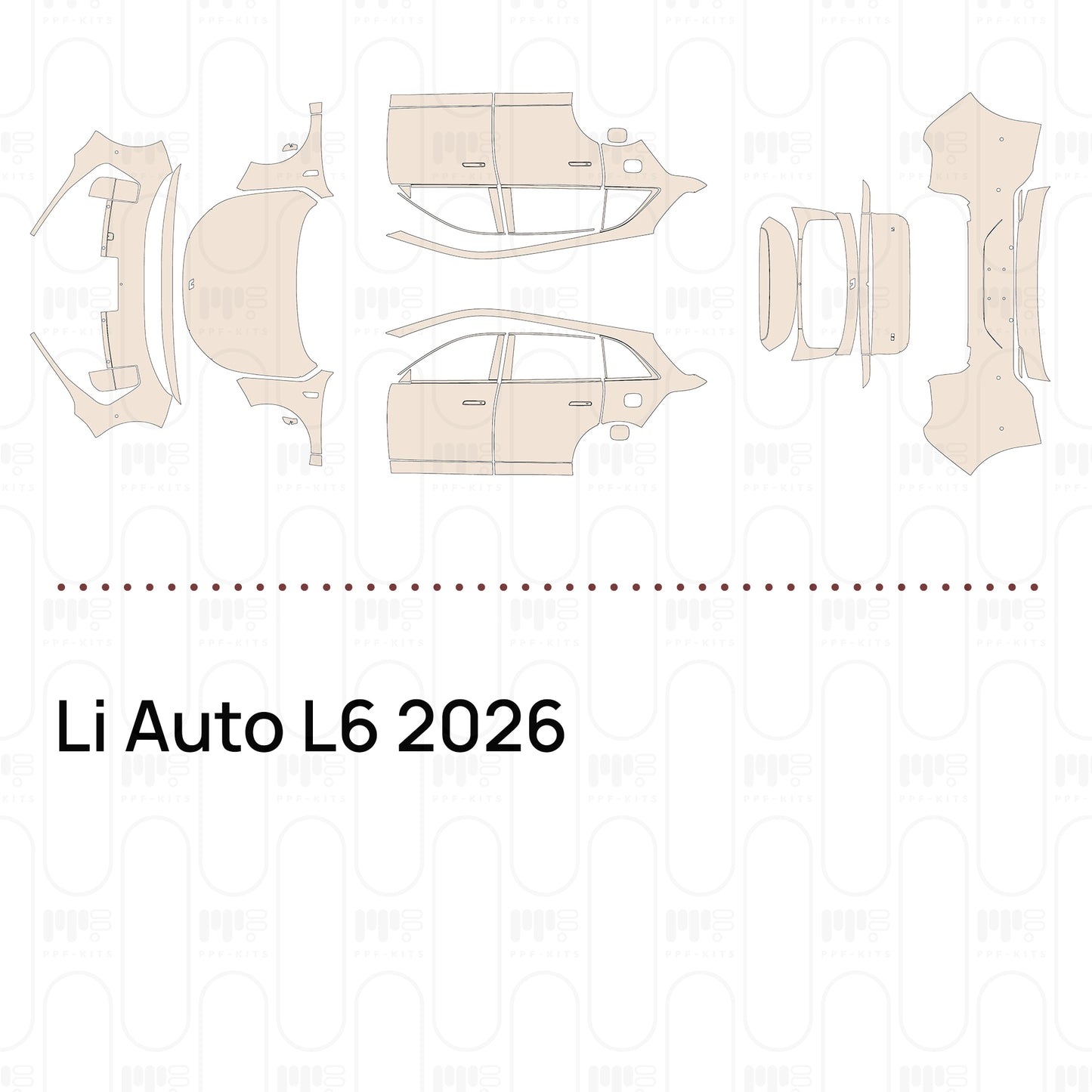 PPF prédécoupé Li Auto L6 2026