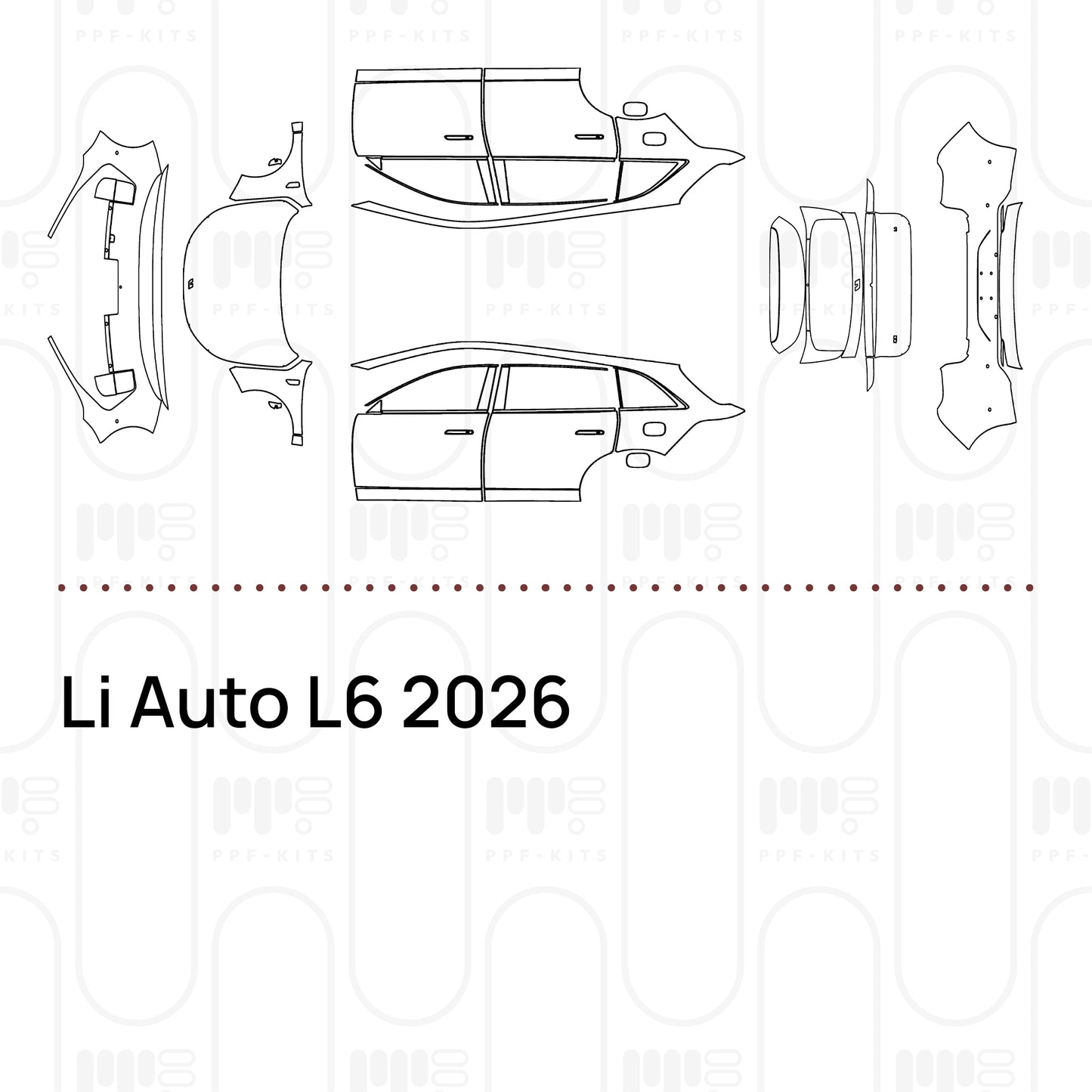 PPF prédécoupé Li Auto L6 2026