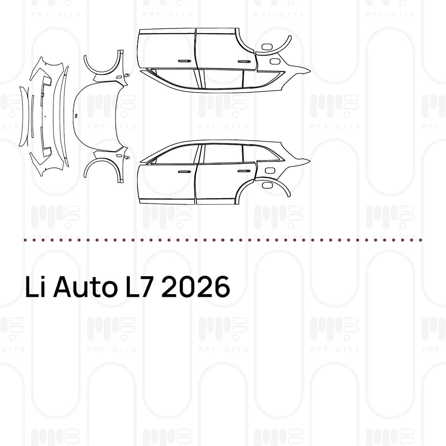 PPF prédécoupé Li Auto L7 2026