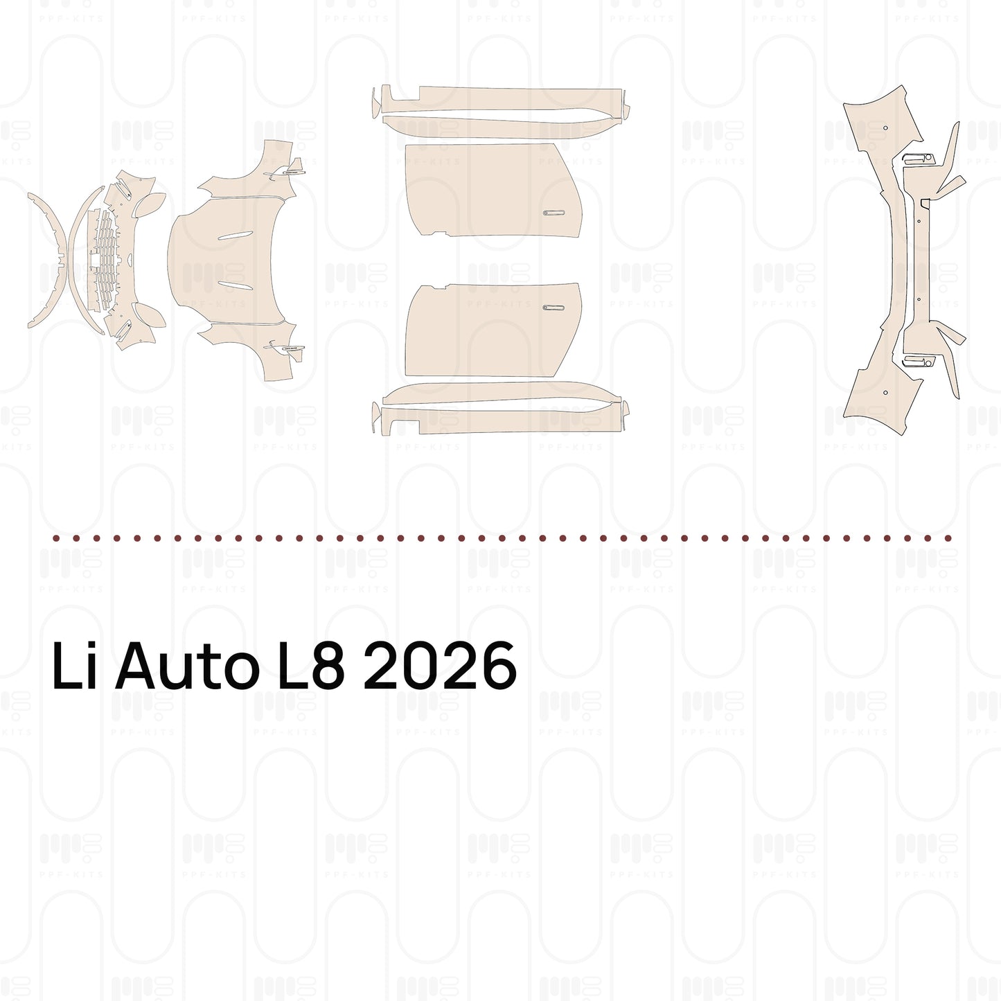 PPF prédécoupé Li Auto L8 2026
