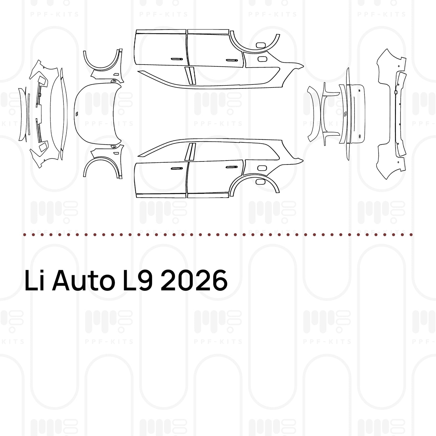 PPF prédécoupé Li Auto L9 2026
