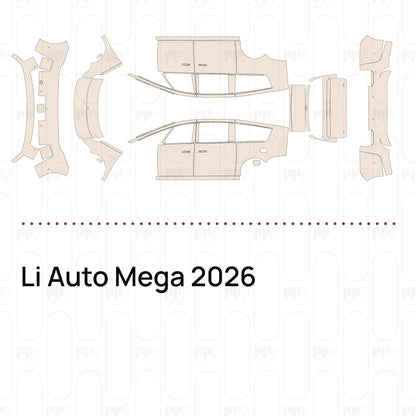 PPF prédécoupé Li Auto Mega 2026