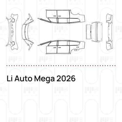 PPF prédécoupé Li Auto Mega 2026
