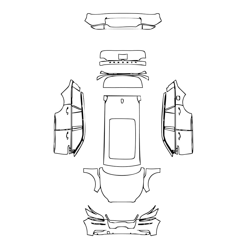Pre-Cut PPF Lincoln Aviator 2022 - PPF-Kits