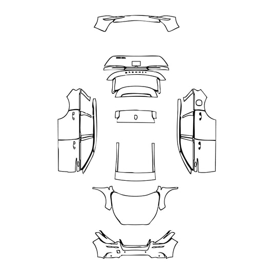 Pre-Cut PPF Lincoln Corsair 2020 - PPF-Kits