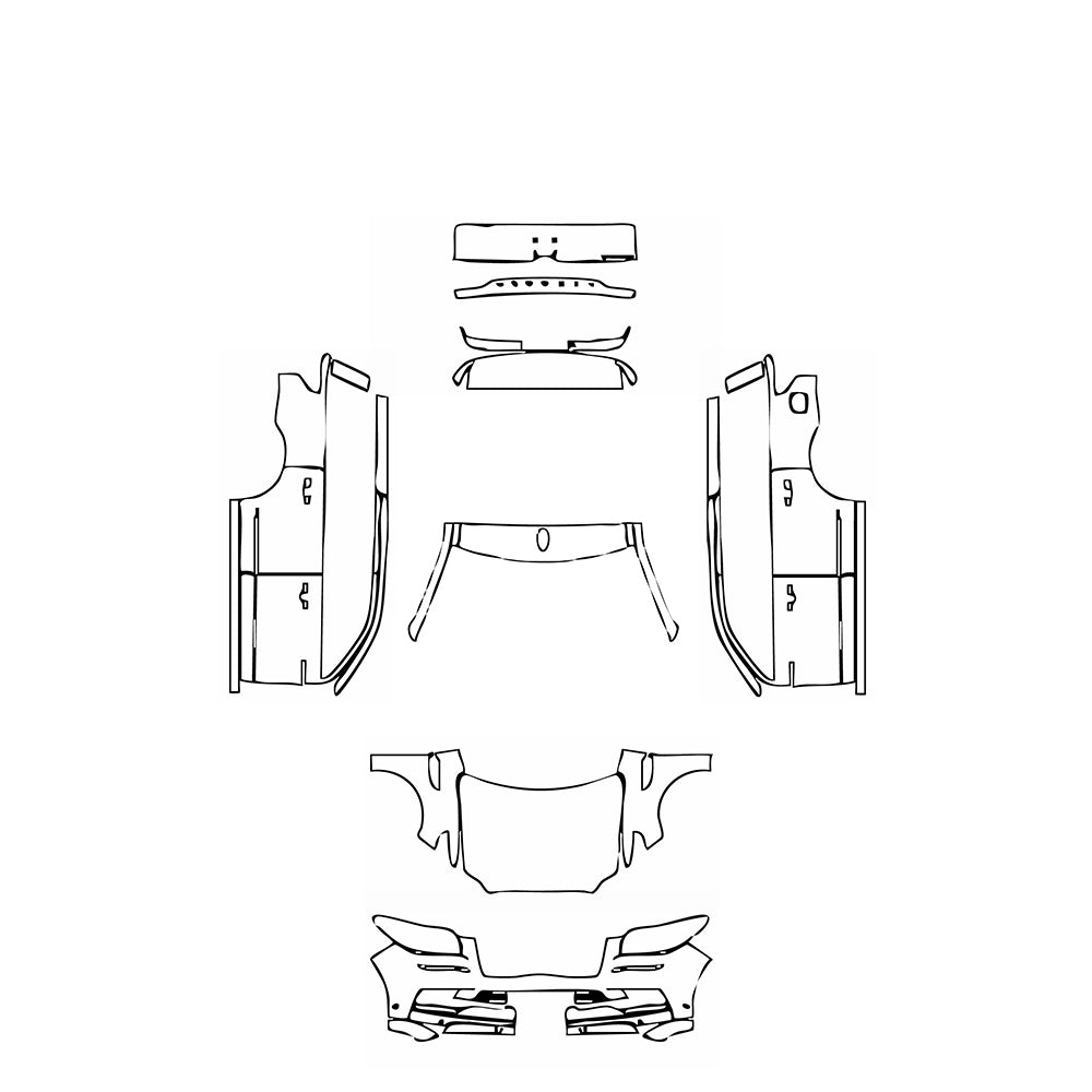 Pre-Cut PPF Lincoln NAVIGATOR Standard Wheelbase 2018 - PPF-Kits