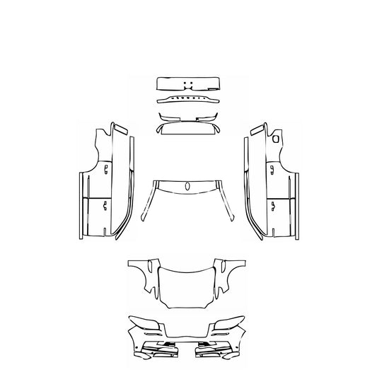 Pre-Cut PPF Lincoln NAVIGATOR Standard Wheelbase 2021 - PPF-Kits