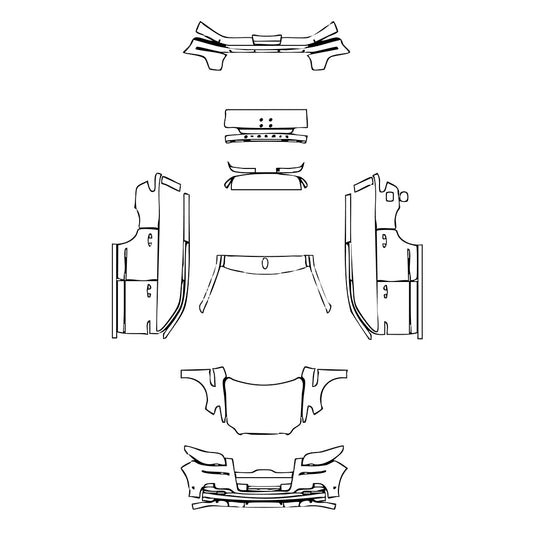 Pre-Cut PPF Lincoln NAVIGATOR Standard Wheelbase 2024 - PPF-Kits